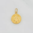 Dije Medalla San Benito 0.9g / 2cm Oro Amarillo 18K