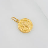 Dije Medalla San Benito 0.9g / 2cm Oro Amarillo 18K