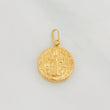 Dije Medalla San Benito 0.75g / 2cm Oro Amarillo 18K