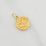 Dije Medalla San Benito 0.75g / 2cm Oro Amarillo 18K
