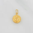 Dije Medalla San Benito 0.6g / 1.7cm Oro Amarillo 18K