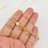 Pulso GC Trebol 3.3g / 17cm / 3.4mm Oro Amarillo 18K