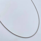 Cadena Franco 5.9gr / 60.6cm / 1.1mm Oro Blanco +4 18K &