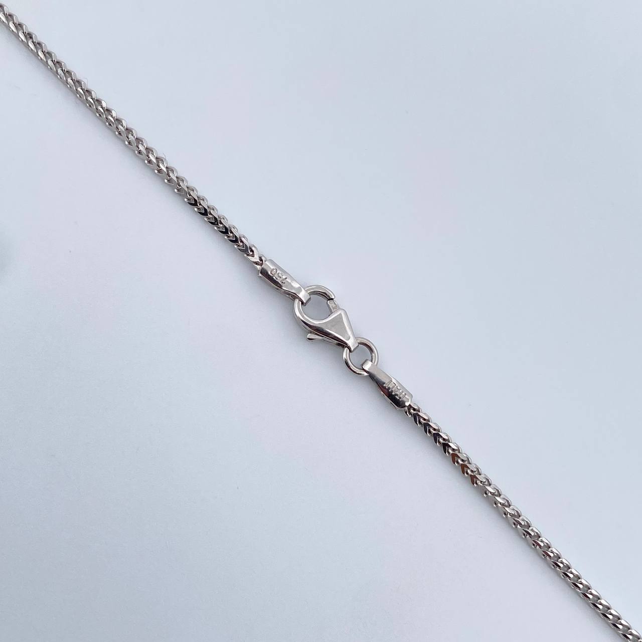 Cadena Franco 5.9gr / 60.6cm / 1.1mm Oro Blanco +4 18K &