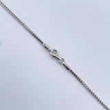 Cadena Franco 5.9gr / 60.6cm / 1.1mm Oro Blanco +4 18K &