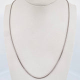 Cadena Franco 5.9gr / 60.6cm / 1.1mm Oro Blanco +4 18K &