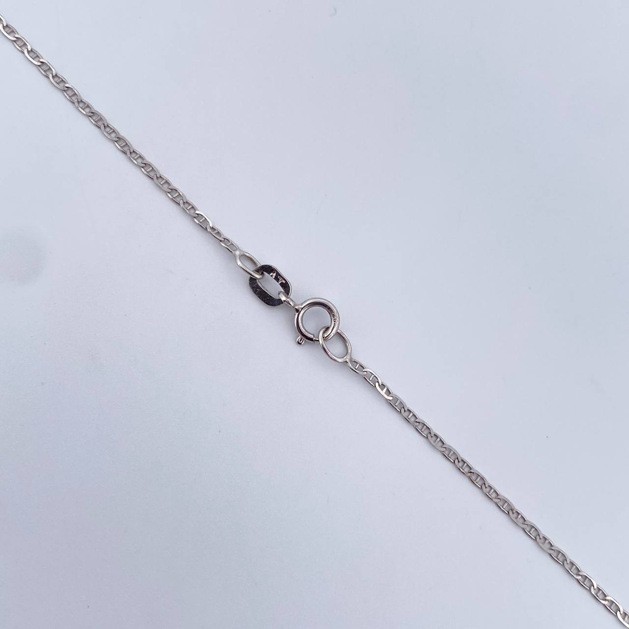 Cadena Escalera 1.5gr / 50.2cm / 1.2mm Oro Blanco +3 18K $