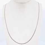 Cadena Escalera 1.5gr / 50.2cm / 1.2mm Oro Blanco +3 18K $