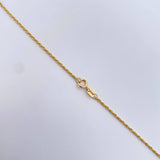Cadena Lazo 0.95gr / 49.8cm / 1.1mm Oro Amarillo +3 18K &