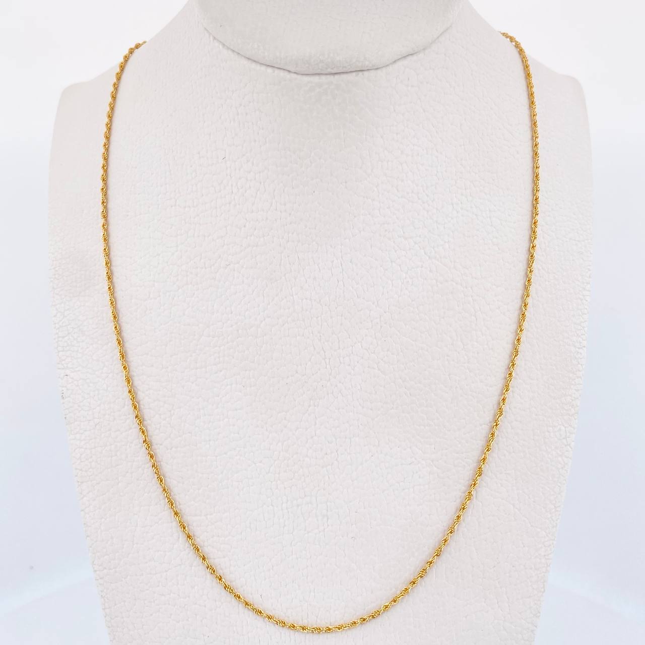 Cadena Lazo 0.95gr / 49.8cm / 1.1mm Oro Amarillo +3 18K &