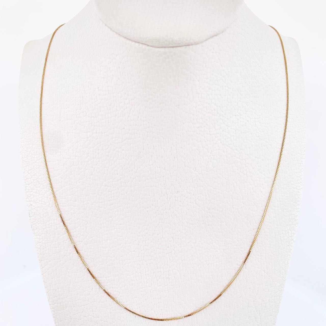 Cadena Veneciana 1.3gr / 45.2cm / 5mm Oro Amarillo +3 18K &