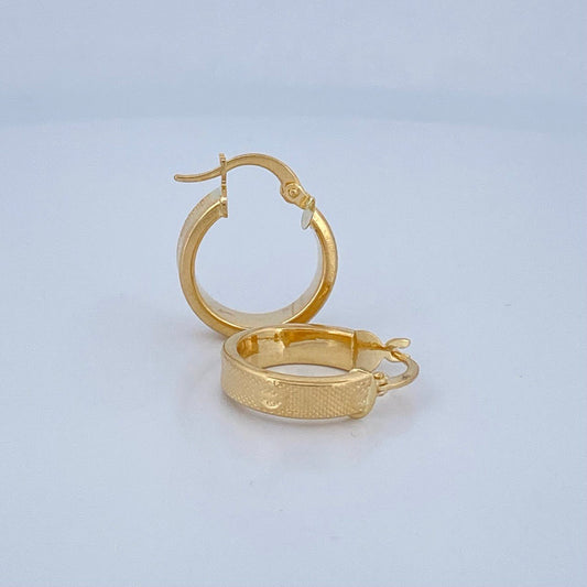 Candongas Tornillo 2gr / 1.8cm / Oro 18K &