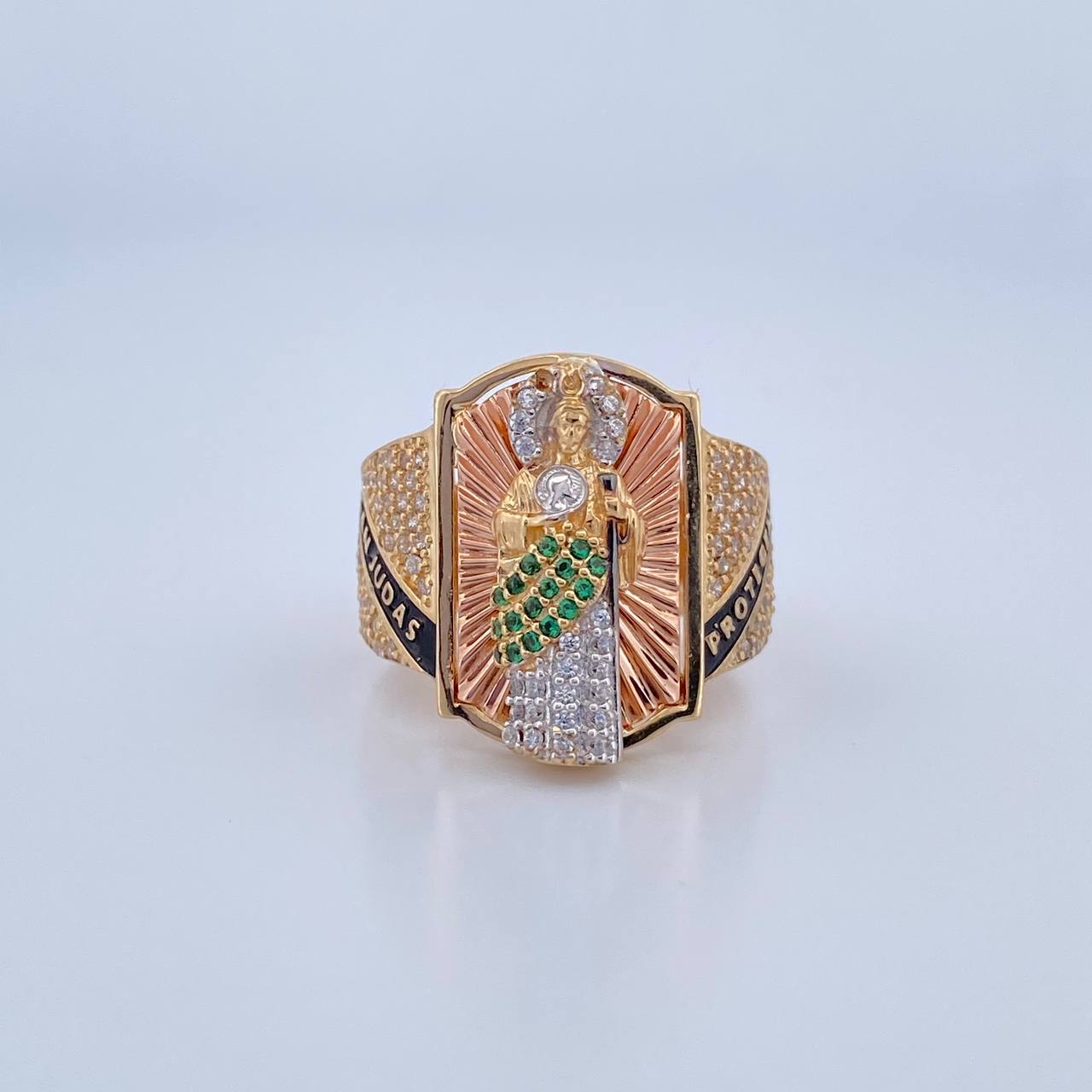 Anillo San Judas Tadeo 10.1gr / T9 1/2 / Oro 18K $