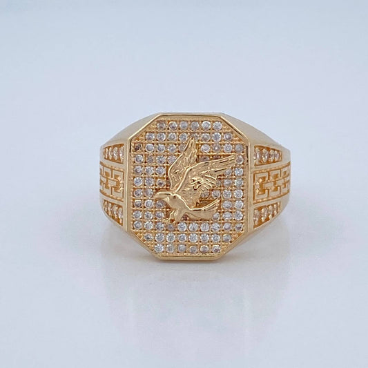 Anillo Aguila 8gr / T10 / Oro 18K $