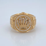 Anillo Correa Corona RX 9.4gr / T10 1/4 / Oro 18K $