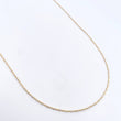 Cadena Morse 5gr / 49.5cm / 1.4mm Diamatada Dos Oros Amarillo Blanco +3 18K &