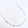 Cadena Morse 5.8gr / 60.2cm / 1.4mm Diamantada Dos Oros Amarillo Blanco +3 18K &