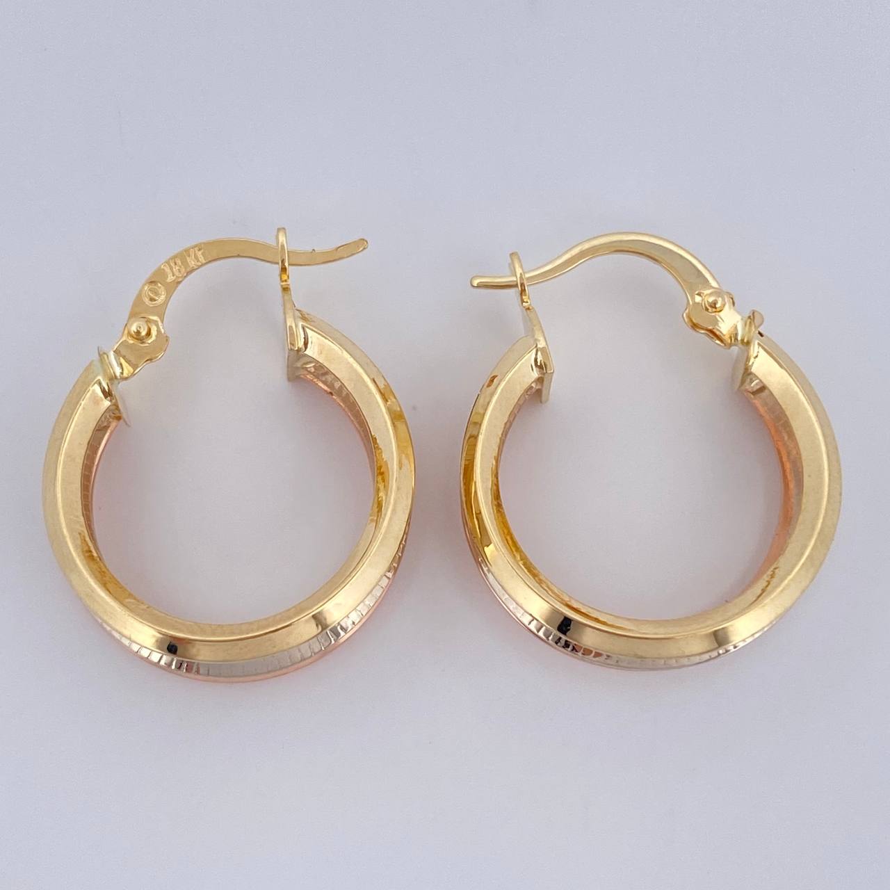Candongas Aleja 2.4gr / 2.3cm / Oro 18K &