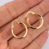 Candongas Aleja 2.4gr / 2.3cm / Oro 18K &