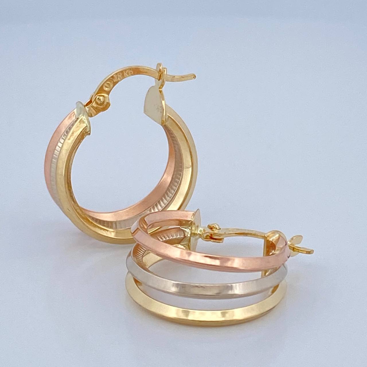 Candongas Aleja 2.4gr / 2.3cm / Oro 18K &