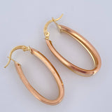 Candongas Aleja Ovalada 2.85gr / 3cm / Oro 18K &