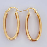 Candongas Aleja Ovalada 2.85gr / 3cm / Oro 18K &