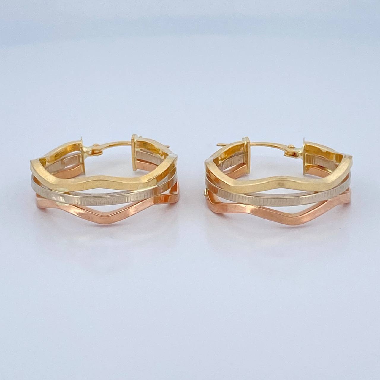 Candongas Aleja Ondas 3.05gr / 2.7cm / Oro 18K &