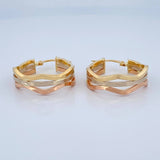Candongas Aleja Ondas 3.05gr / 2.7cm / Oro 18K &
