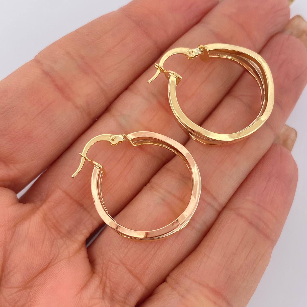 Candongas Aleja Ondas 3.05gr / 2.7cm / Oro 18K &