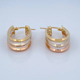 Candongas Aleja Ovalada 2.85gr / 3cm / Oro 18K &