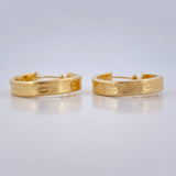 Candongas Tornillo 2.45gr / 2.5cm / Oro 18K &