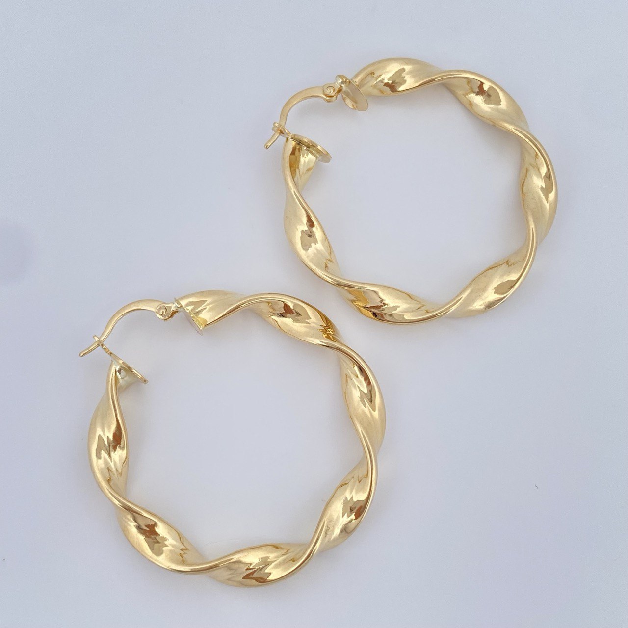 Candongas Amber 5.4gr / 4cm / Oro 18K &