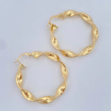 Candongas Amber 5.4gr / 4cm / Oro 18K &