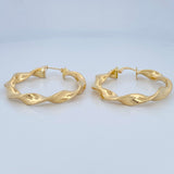 Candongas Amber 5.4gr / 4cm / Oro 18K &
