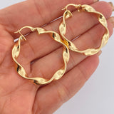 Candongas Amber 5.4gr / 4cm / Oro 18K &