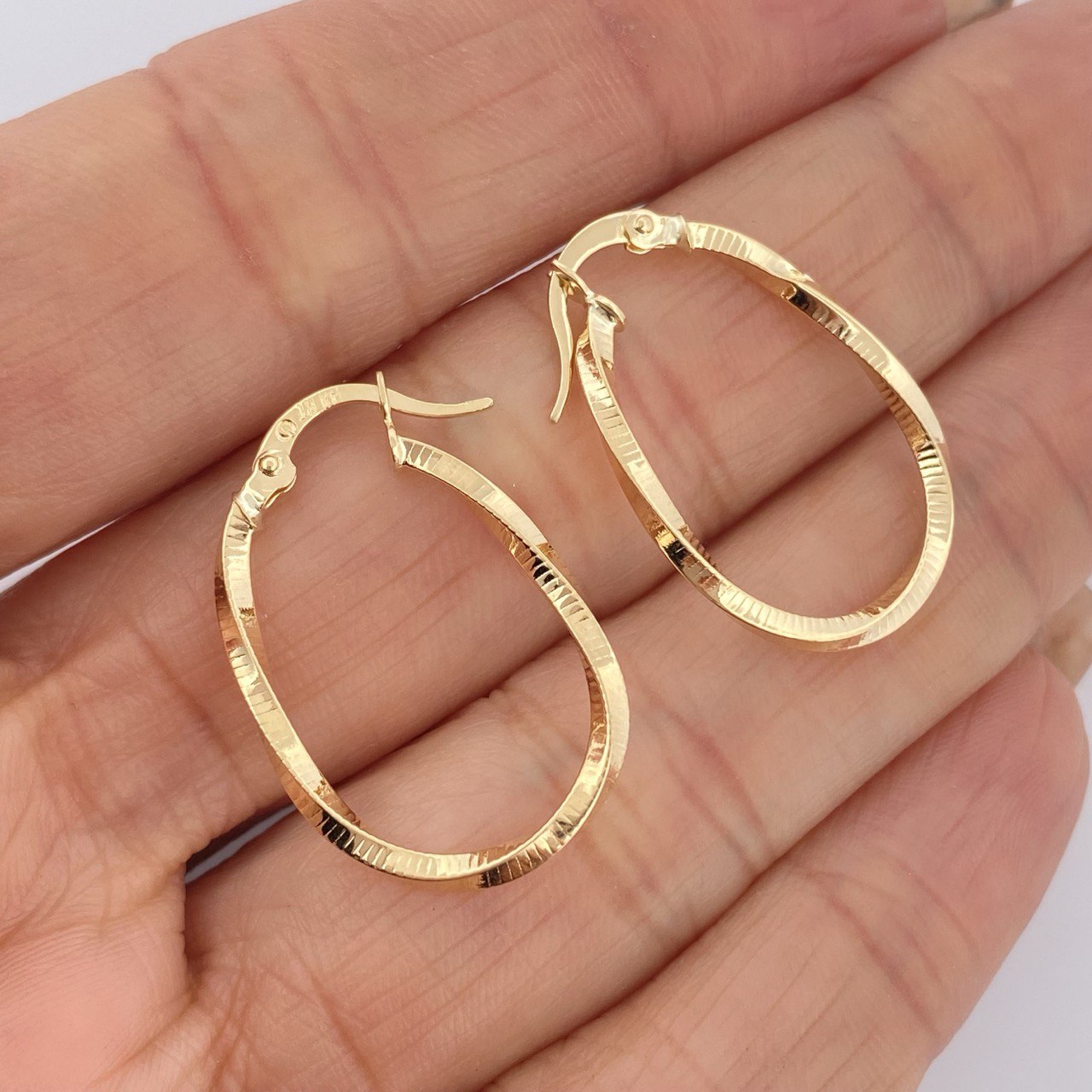 Candongas Taliana 1.2gr / 2.6cm / Oro 18K &