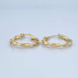 Candongas Jenn 1.25gr / 2.2cm / Oro 18K &
