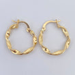 Candongas Jenn 1.25gr / 2.2cm / Oro 18K &
