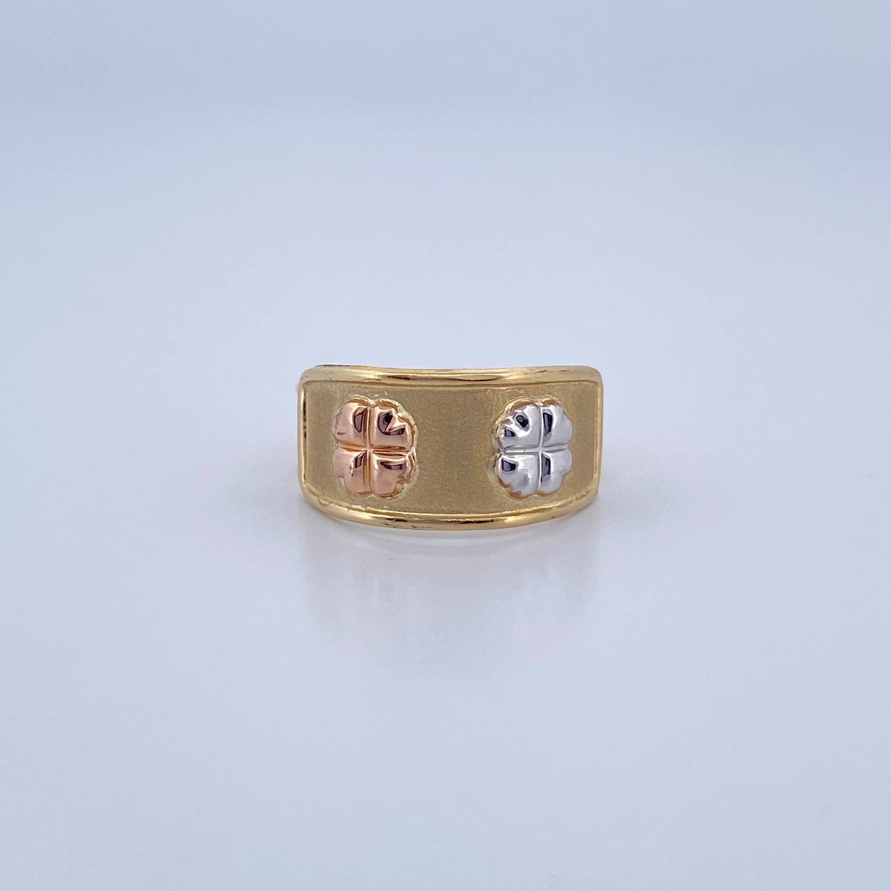 Anillo Treboles 1.7gr / T7 / Oro 18K &