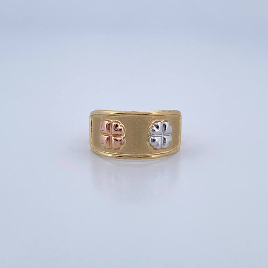 Anillo Treboles 1.7gr / T7 / Oro 18K &