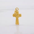 Dije Cruz Estriada 0.35g / 1.8cm Oro Amarillo 18K