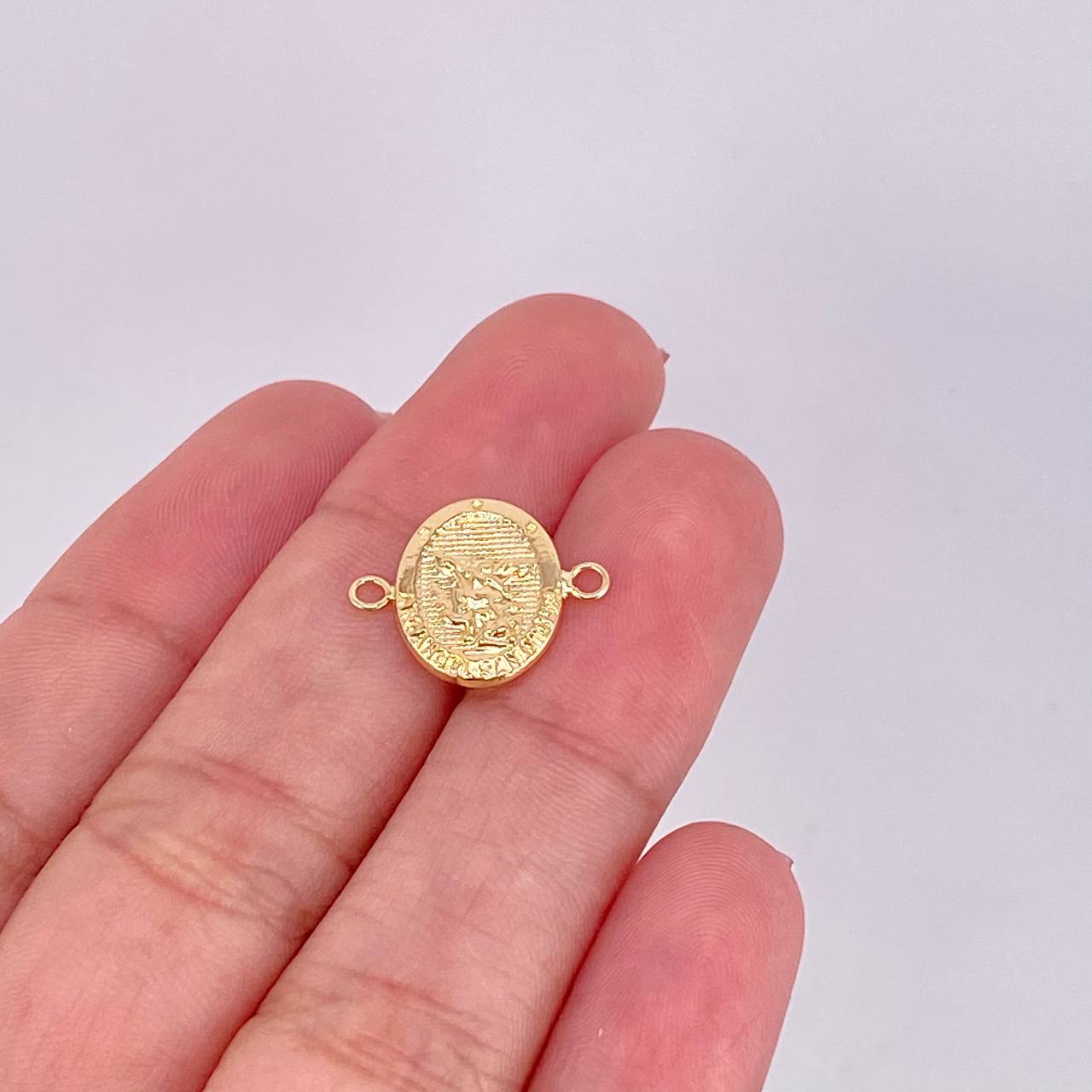 Herraje San Miguel Arcangel 0.5g / 1.6cm Oro Amarillo 18K