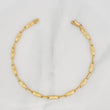 Pulso Rustico Punteado 3.75g / 20cm / 3.25mm Oro Amarillo 18K