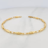 Pulso Dubai 4.25g / 22cm / 3.4mm Oro Amarillo 18K