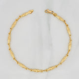 Pulso Dubai 4.25g / 22cm / 3.4mm Oro Amarillo 18K