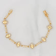 Pulso Trebol Tennis Diamantado 9.5g / 18cm / 2.67mm Oro Amarillo 18K