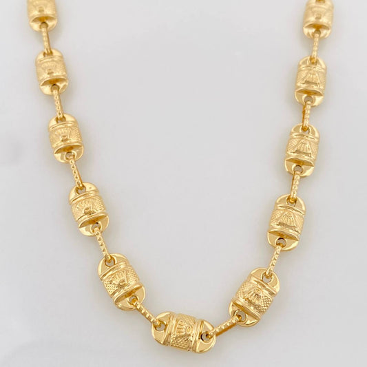 Cadena Rustica Corona 16.55g / 60cm / 5.35mm Oro Amarillo 18K