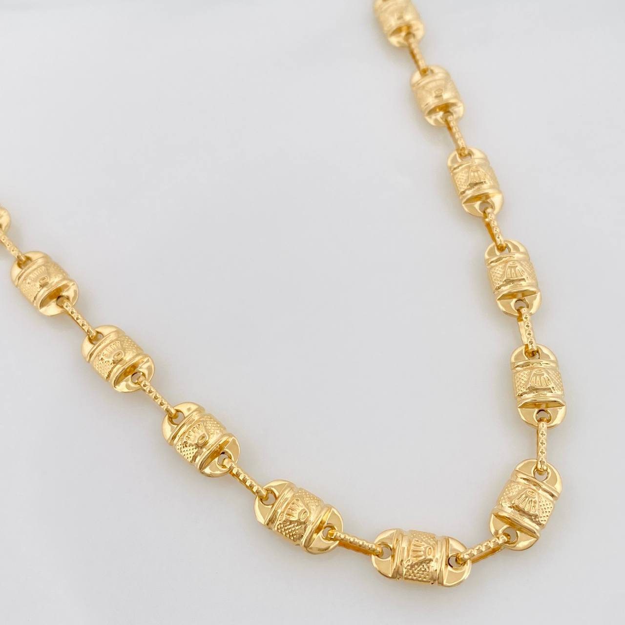 Cadena Rustica Corona 16.55g / 62cm / 5.35mm Oro Amarillo 18K