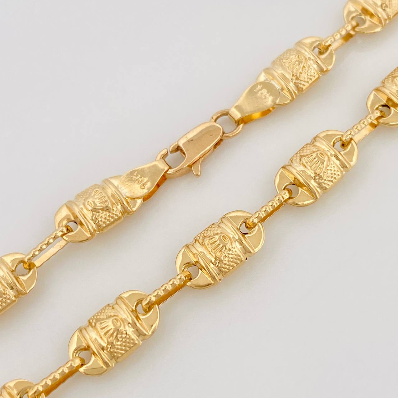 Cadena Rustica Corona 16.55g / 62cm / 5.35mm Oro Amarillo 18K