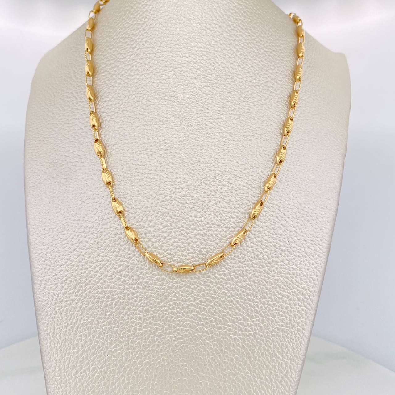 Cadena Rustica GC 10.65g / 62cm / 3.4mm Oro Amarillo 18K